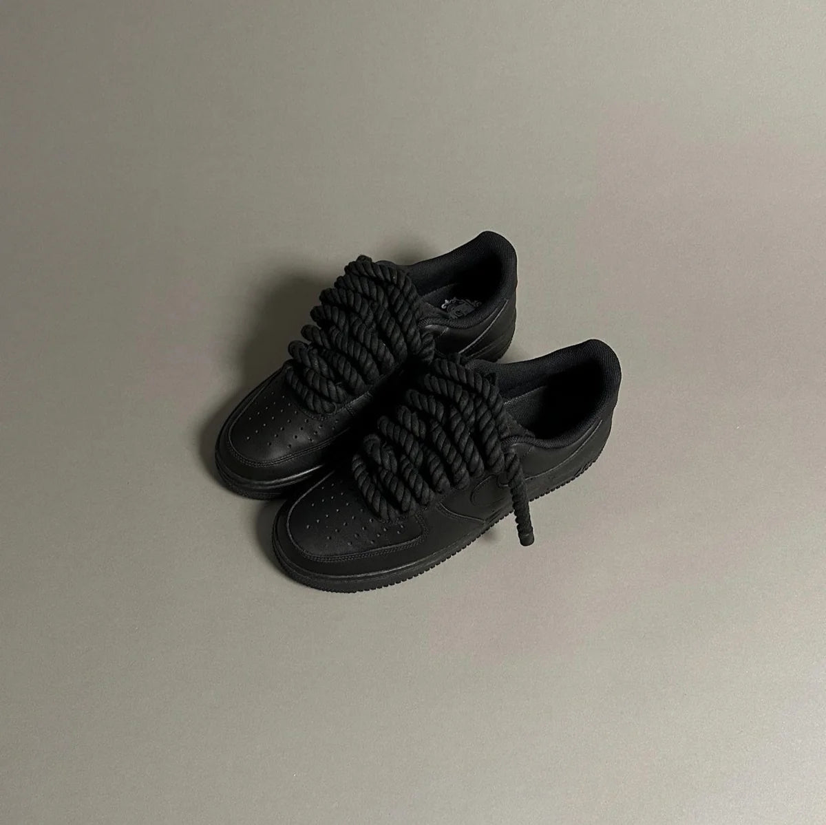 Nike Air Force 1 Black “Ropes Laces”