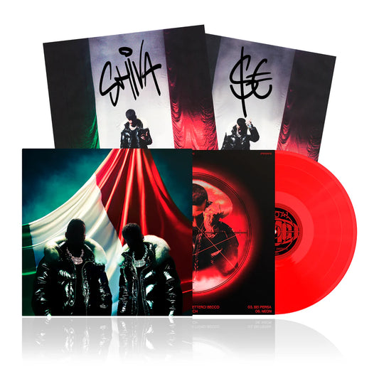 SFERA EBBASTA & SHIVA
SANTANA MONEY GANG
Vinile Rosso Autografato Numerato
