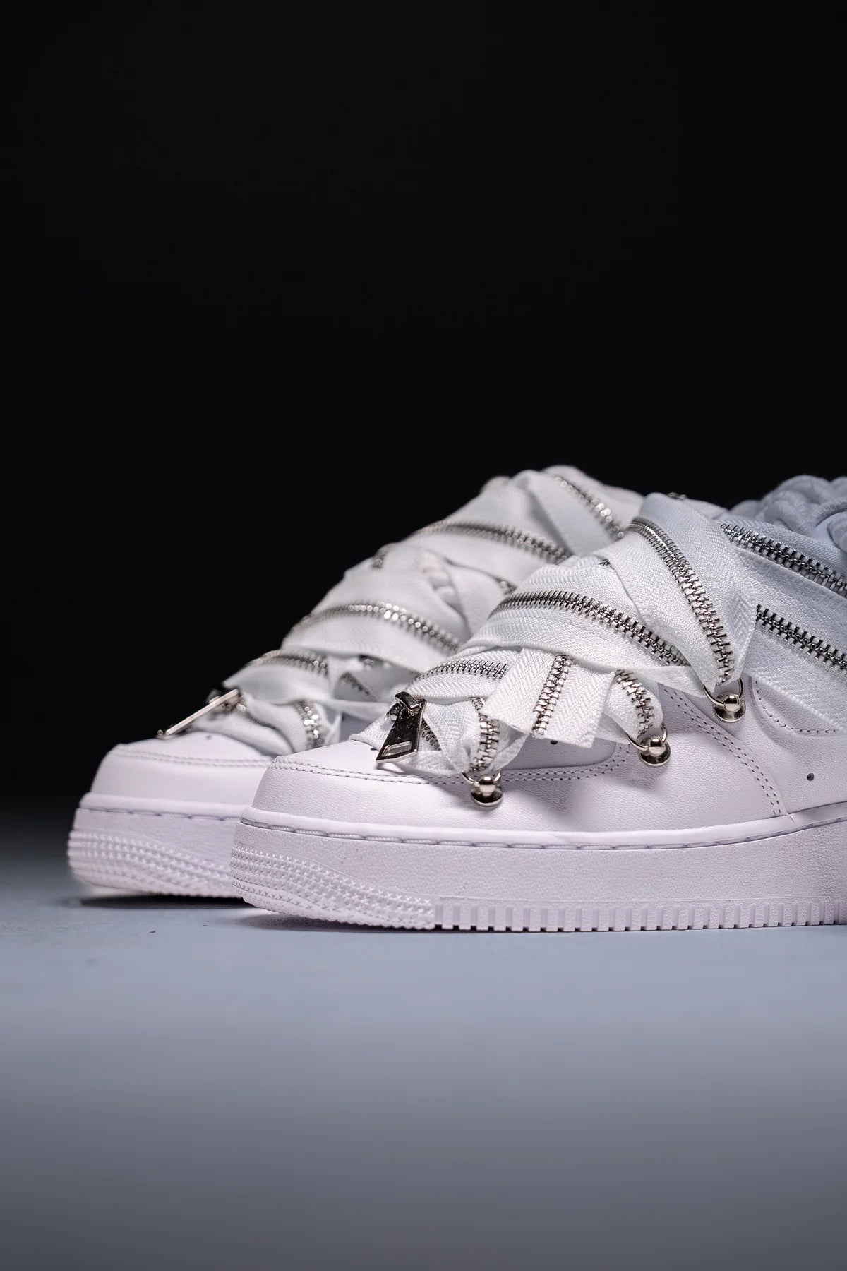 Nike Air Force 1 White Ropes Zip Laces