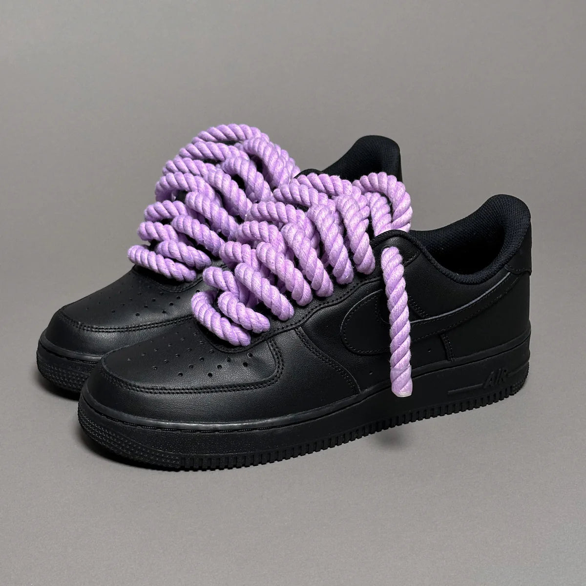 Nike Air Force 1 Black “Ropes Laces”