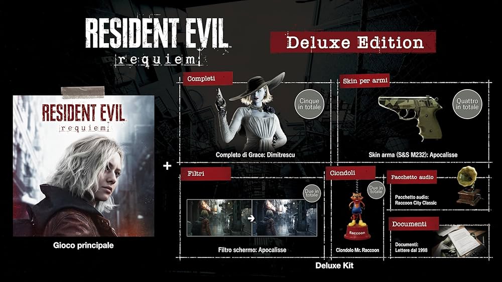 Resident Evil Requiem Deluxe Edition Playstation 5 - Versione Italiana