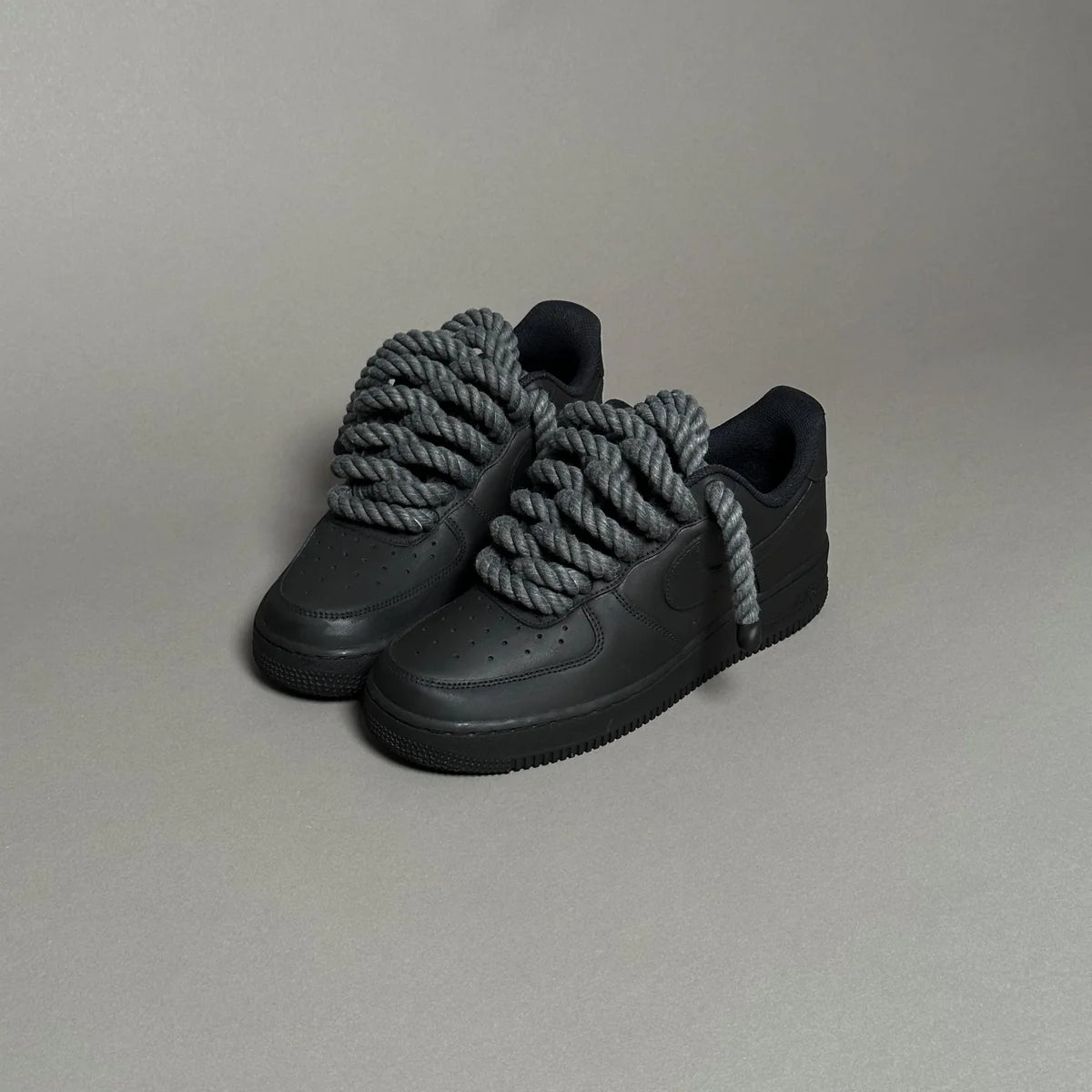 Nike Air Force 1 Black “Ropes Laces”
