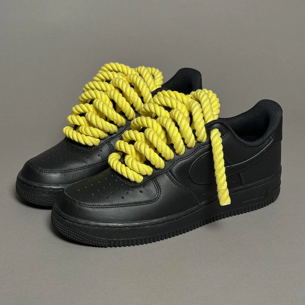 Nike Air Force 1 Black “Ropes Laces”
