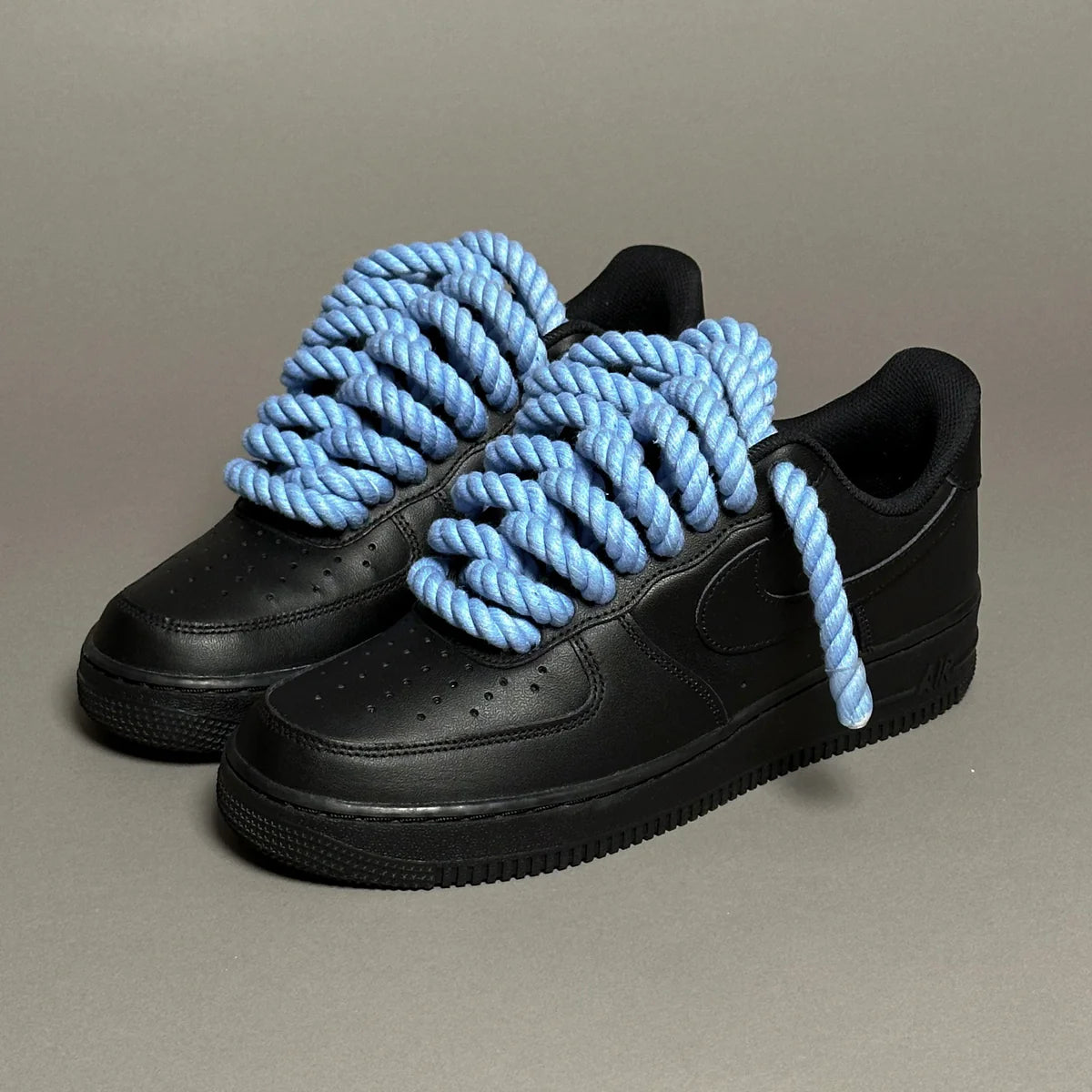 Nike Air Force 1 Black “Ropes Laces”
