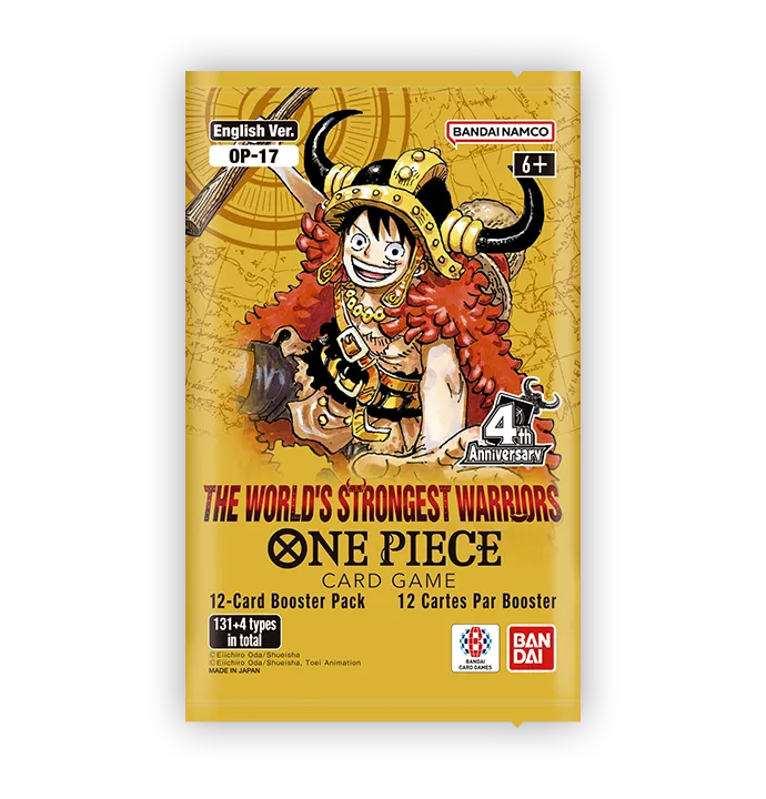 One Piece OP-17 The World’s Strongest Warriors Paper Sleeve Booster (ENG)