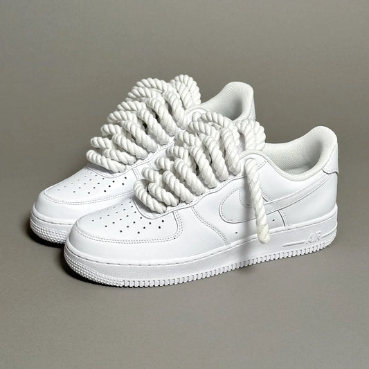 Nike Air force 1 07’ White - Ropes Laces