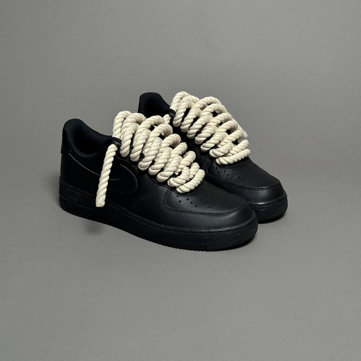 Nike Air Force 1 Black “Ropes Laces”