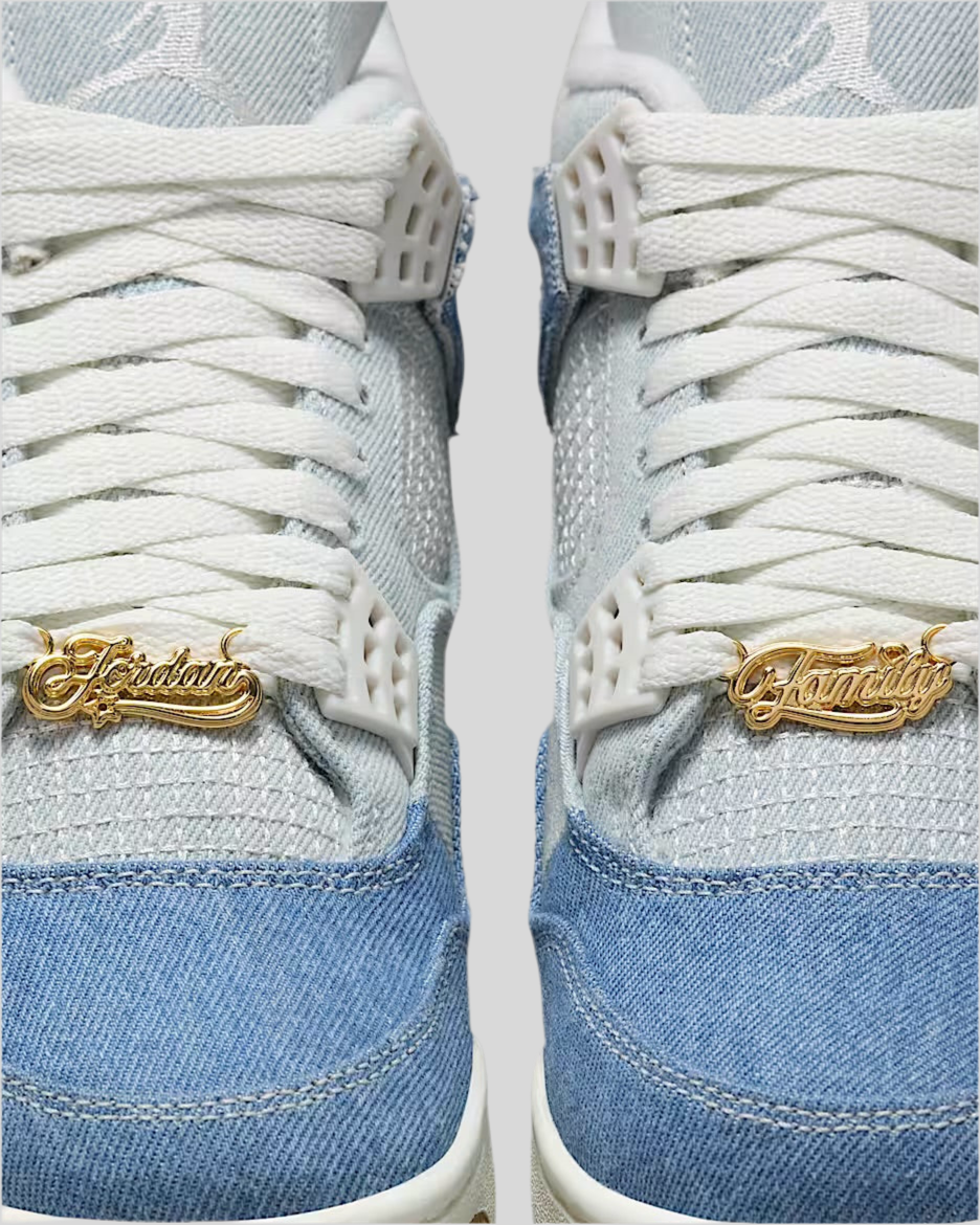 Air Jordan 4 Denim Worn Blue