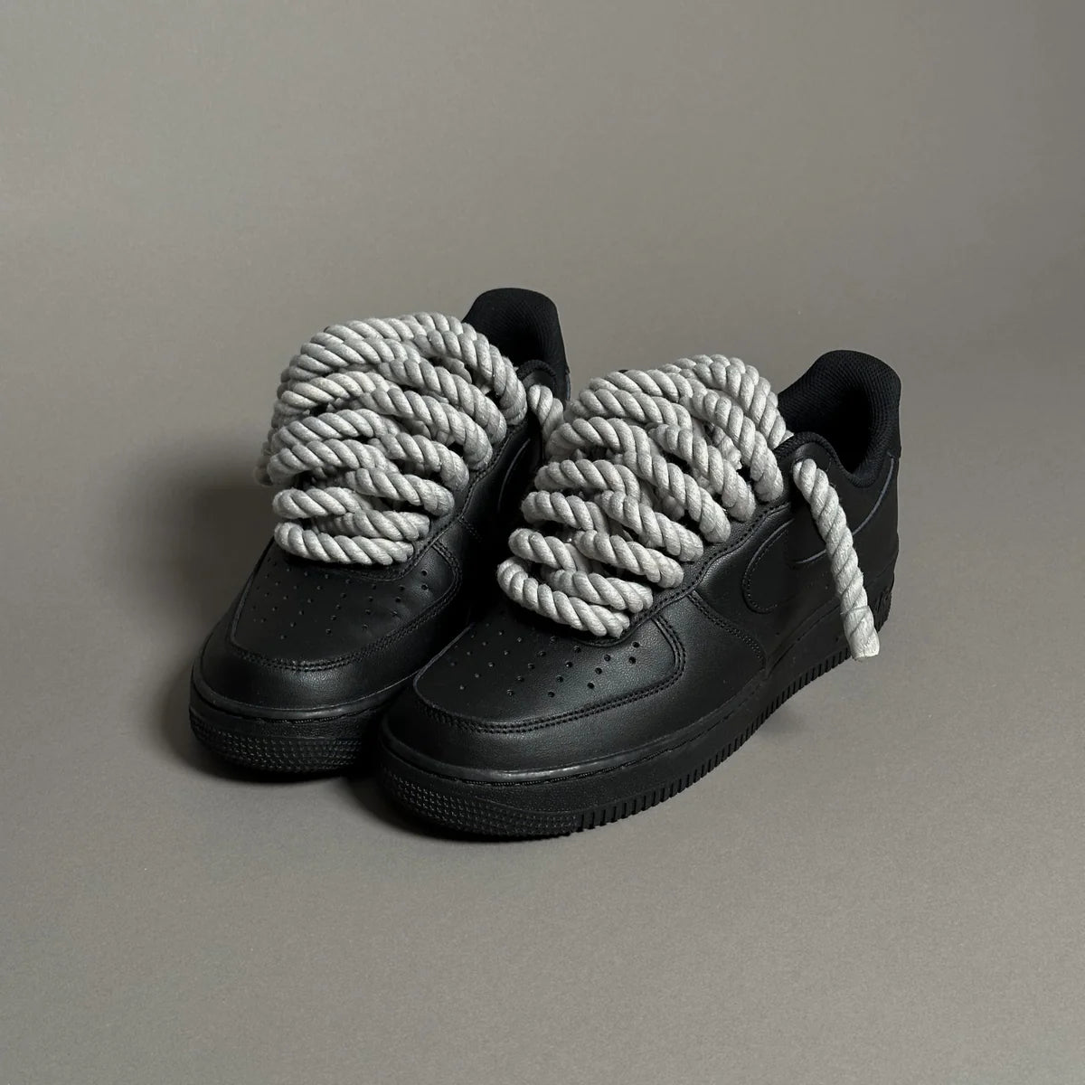 Nike Air Force 1 Black “Ropes Laces”