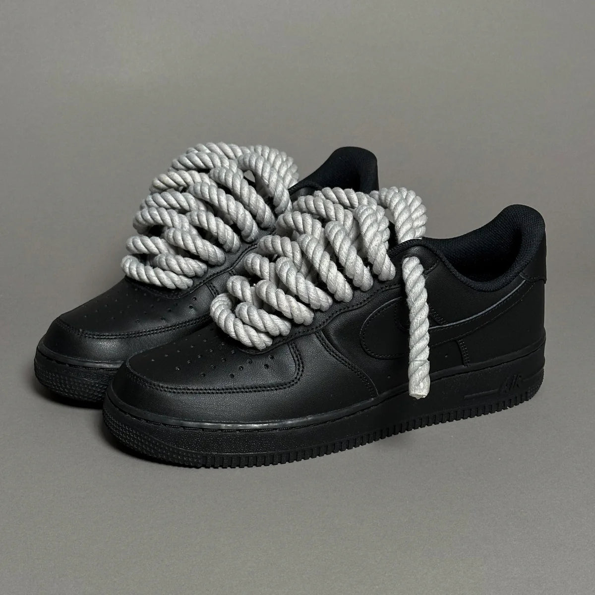 Nike Air Force 1 Black “Ropes Laces”