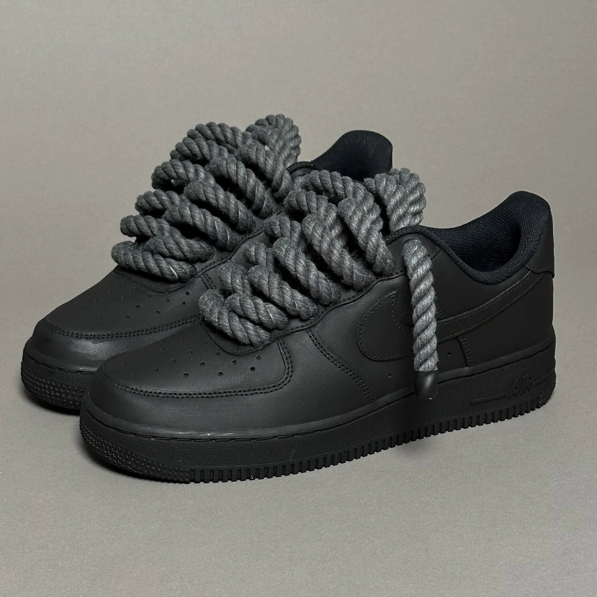 Nike Air Force 1 Black “Ropes Laces”