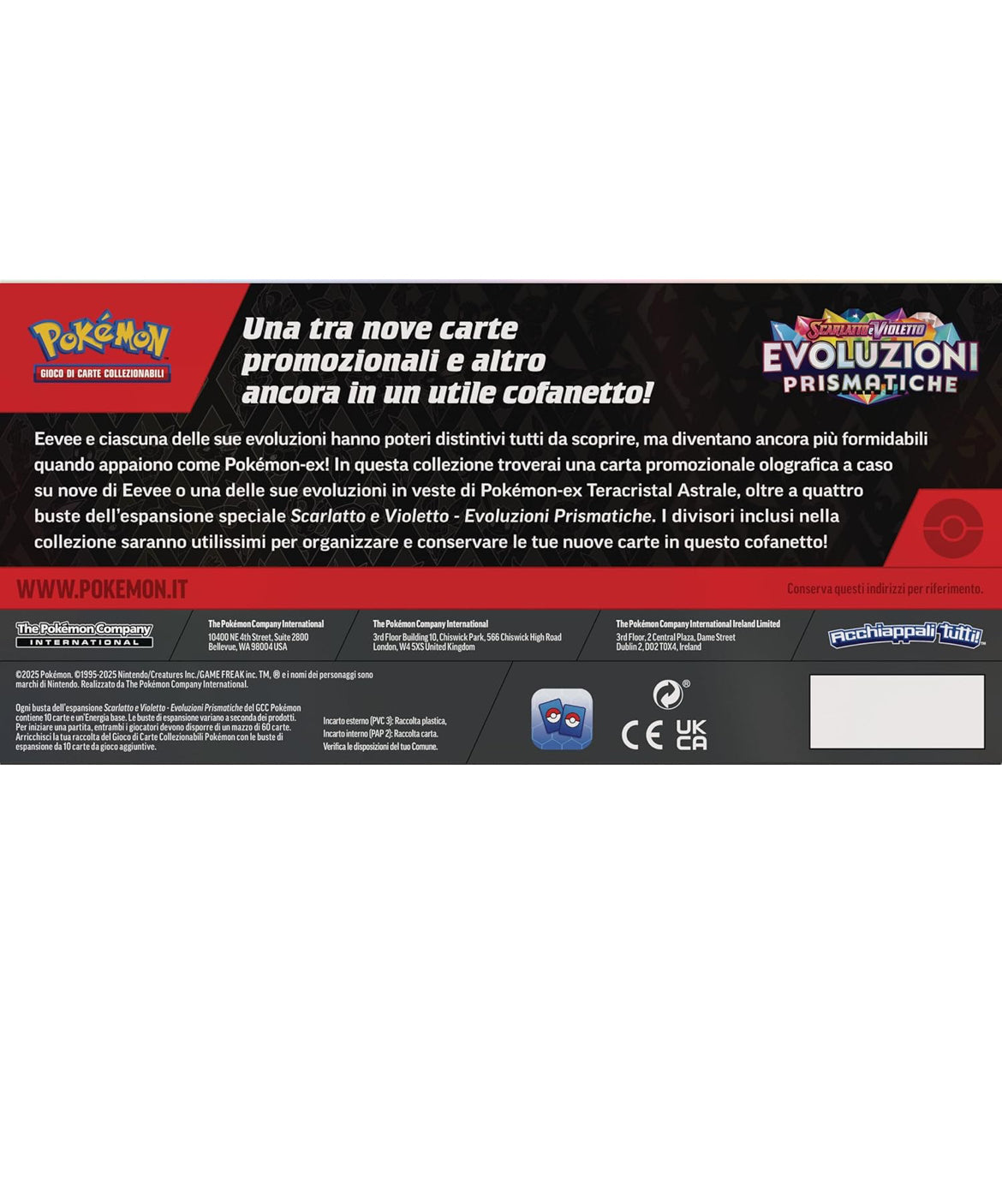Pokemon GCC Scarlatto e Violetto Evoluzioni Prismatiche Collezione con Sorpresa - Italiano