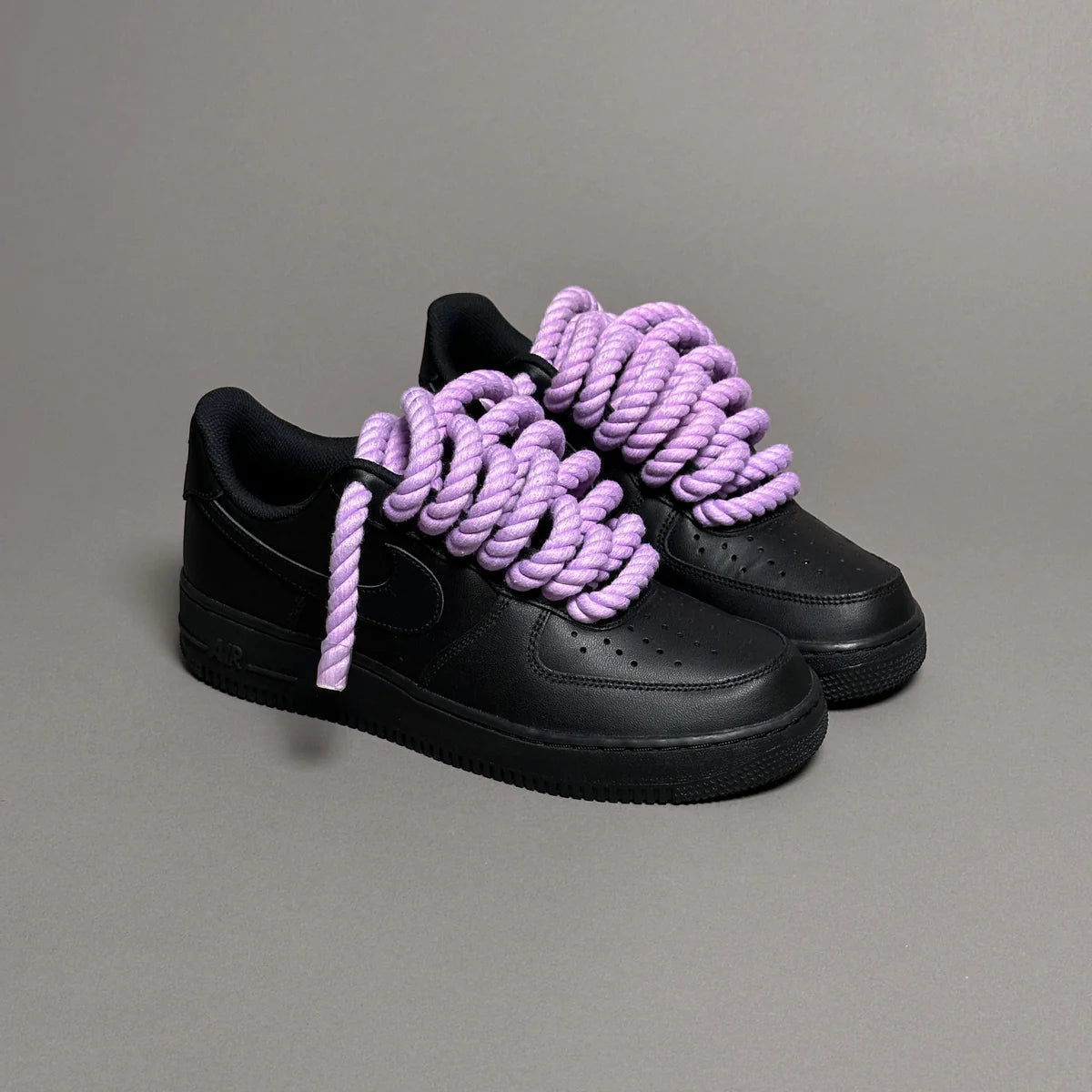 Nike Air Force 1 Black “Ropes Laces”