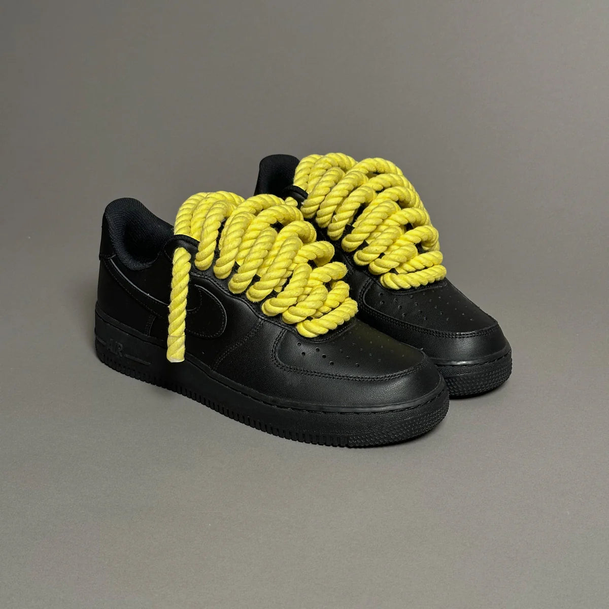Nike Air Force 1 Black “Ropes Laces”
