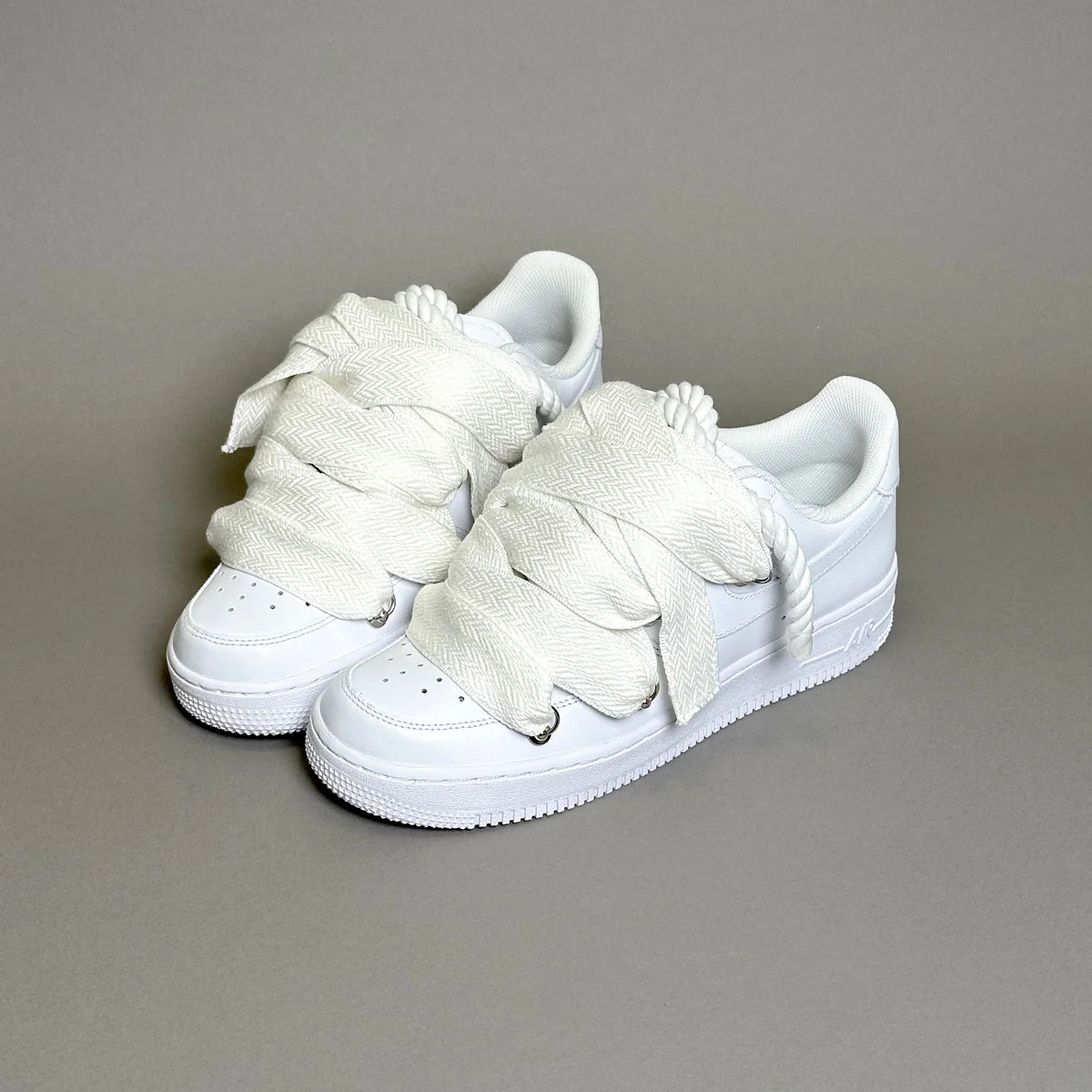 Nike Air Force 1 White Ropes Lanvin Laces