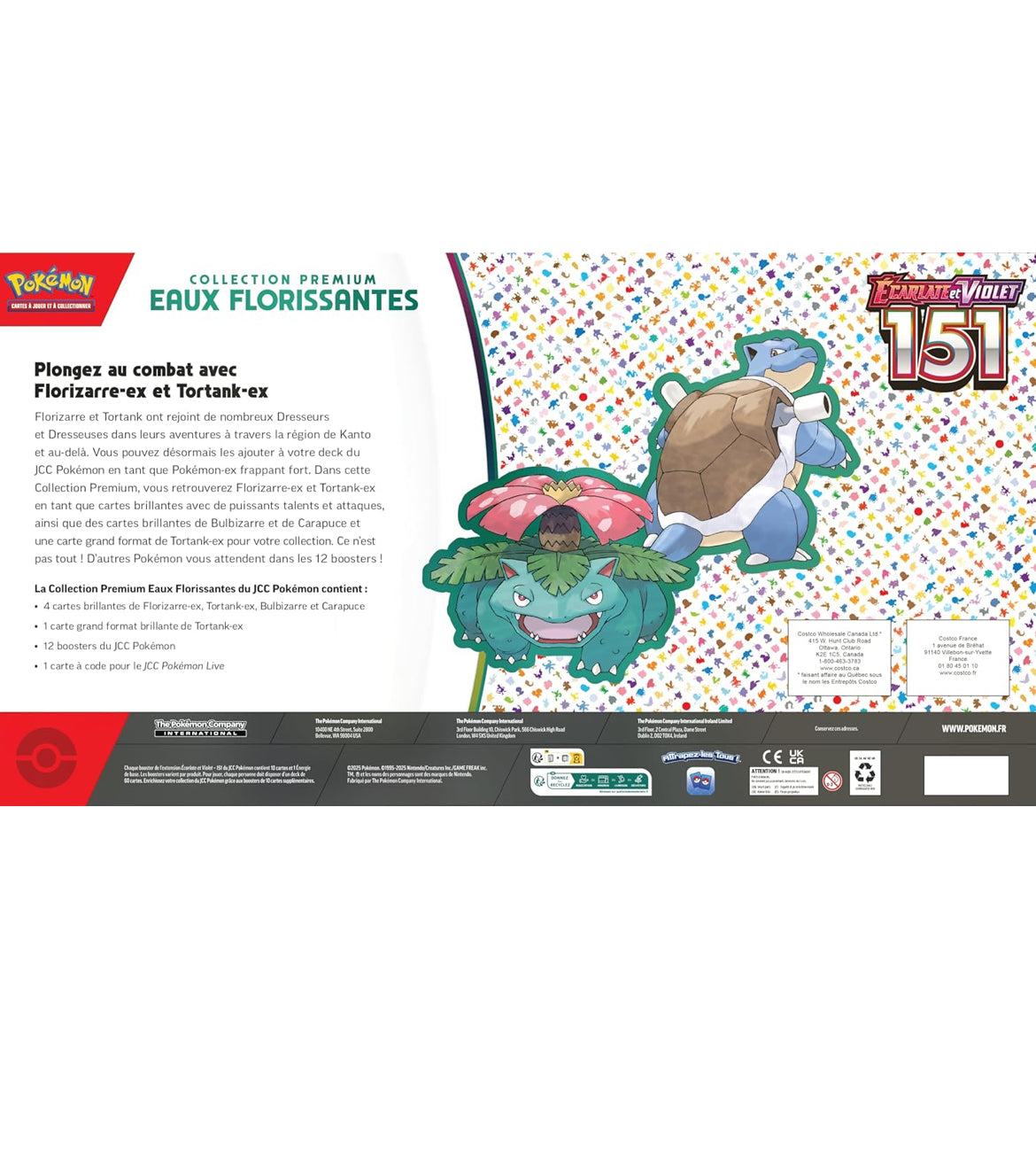 Pokémon - Collection Premium “Eaux Florissantes” (Écarlate & Violet 151)