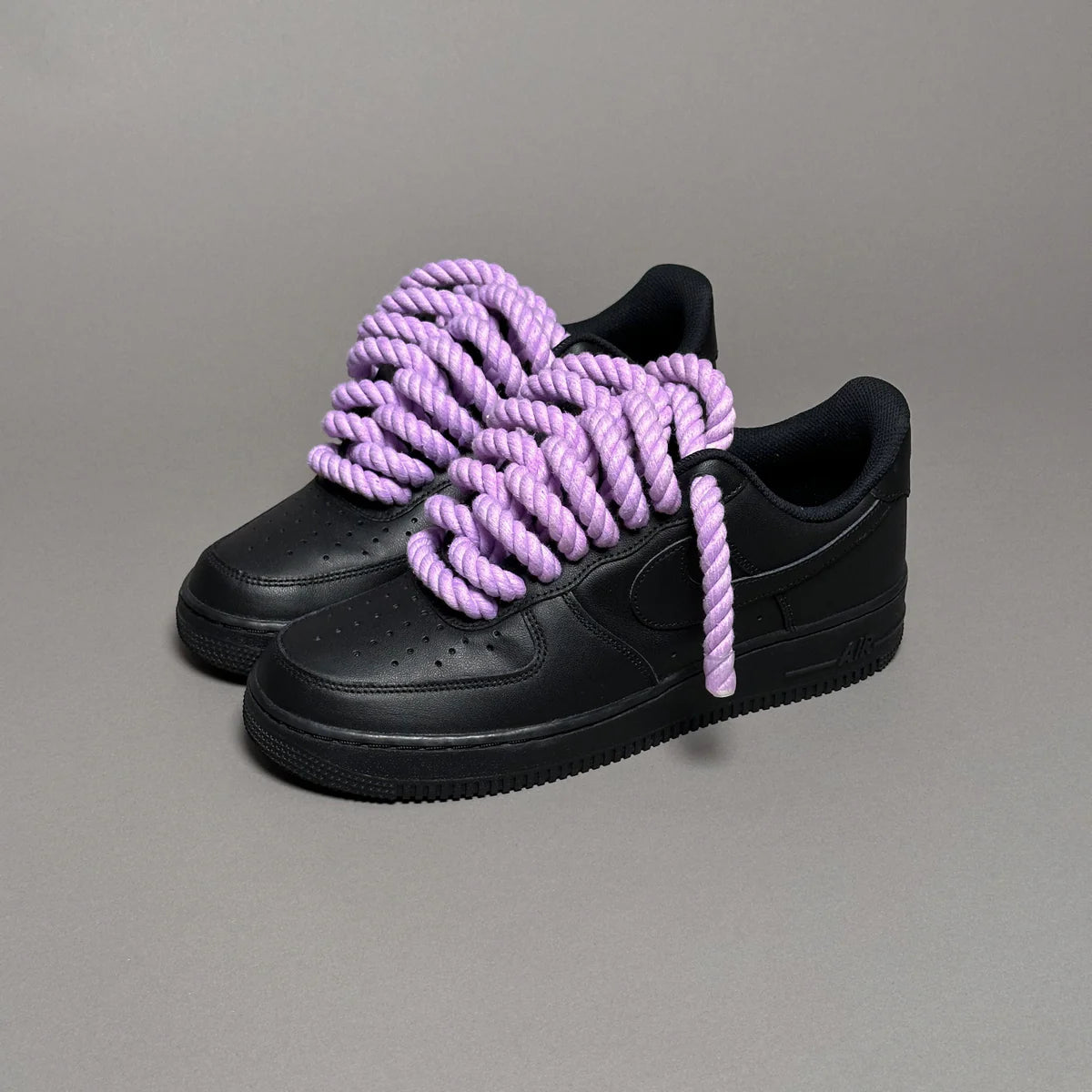 Nike Air Force 1 Black “Ropes Laces”