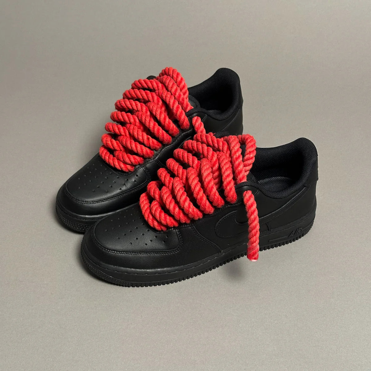 Nike Air Force 1 Black “Ropes Laces”