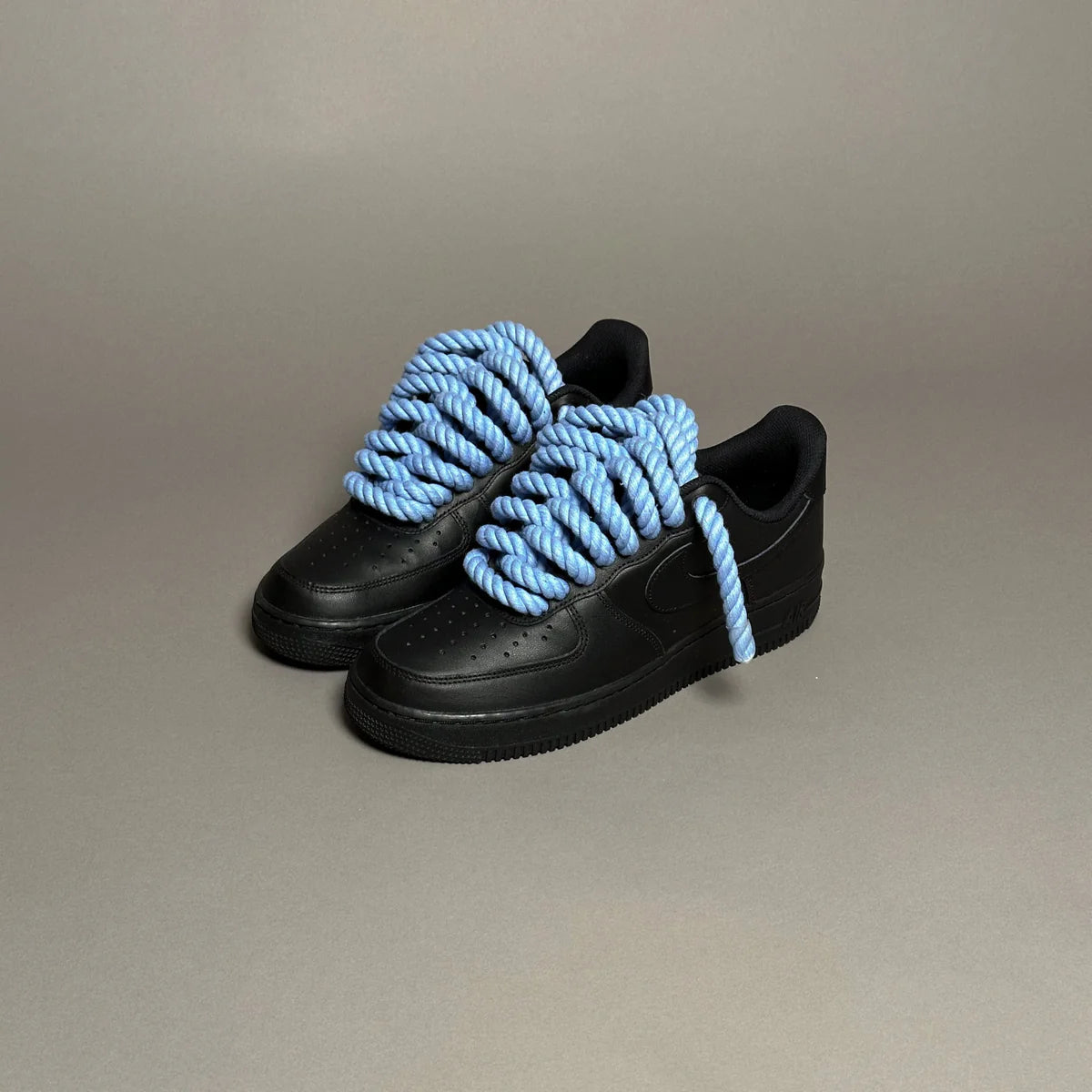 Nike Air Force 1 Black “Ropes Laces”