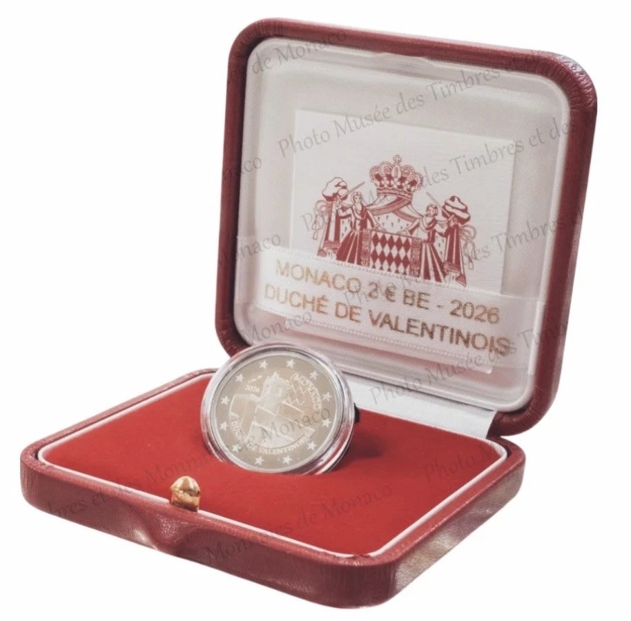 Monaco 2 Euro Commemorativo Ducato di Valentinois 2026