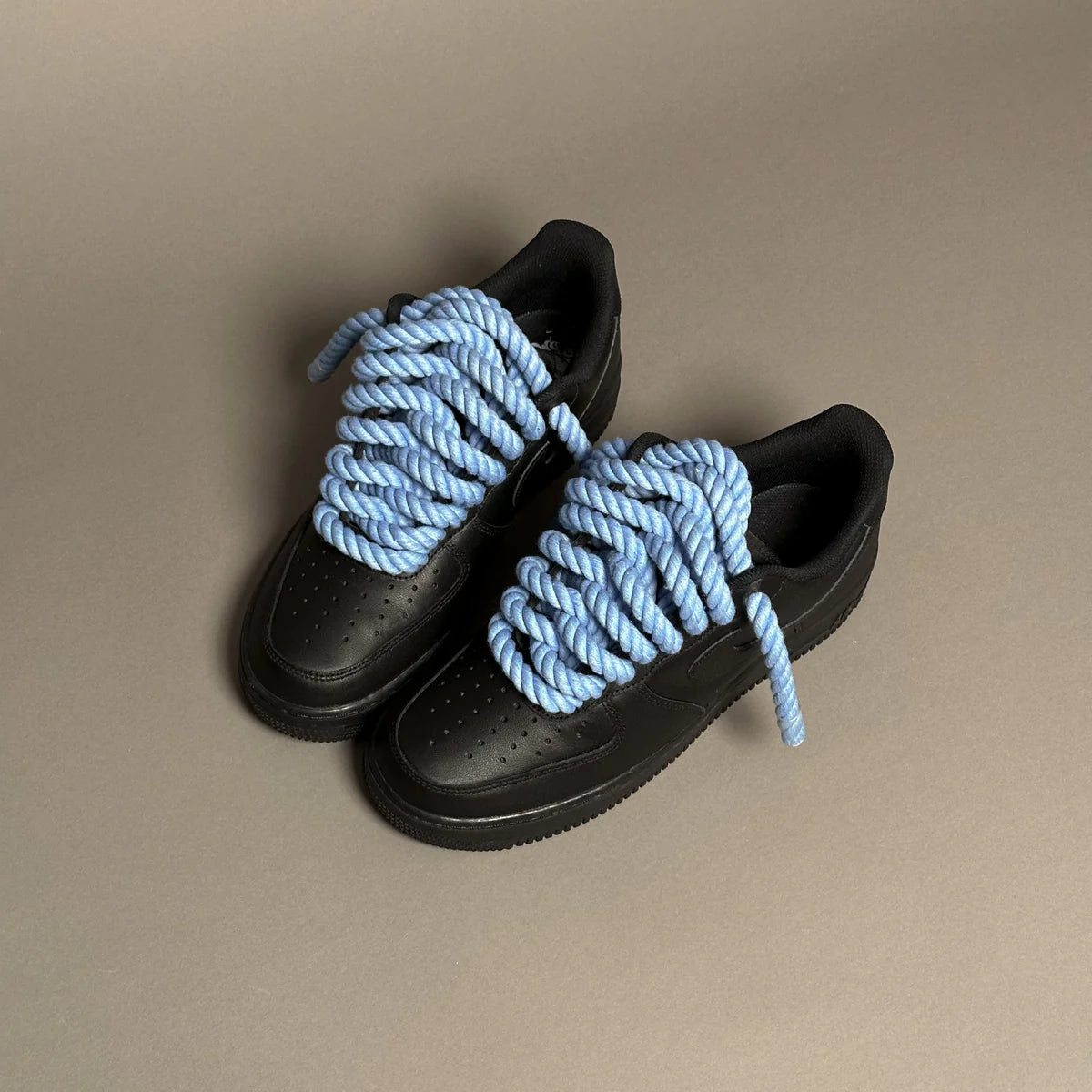 Nike Air Force 1 Black “Ropes Laces”
