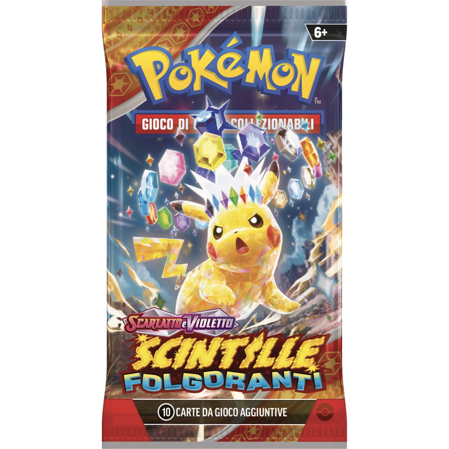 Pokemon GCC Scarlatto e Violetto Scintille Folgoranti Bundle 6 bustine in lingua Italiana