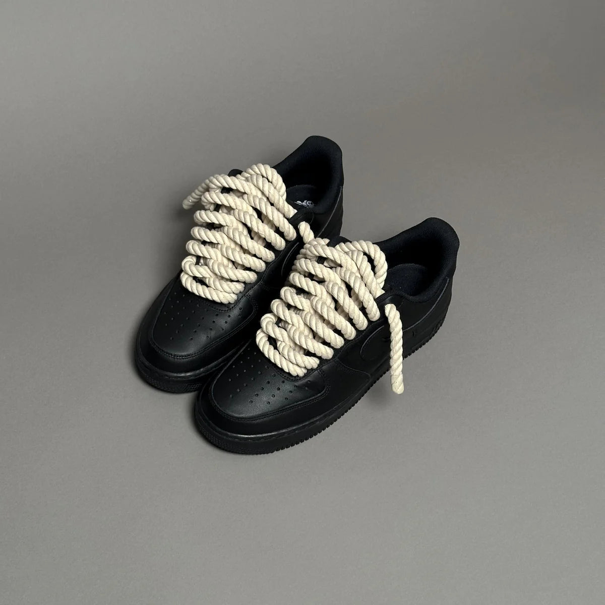 Nike Air Force 1 Black “Ropes Laces”