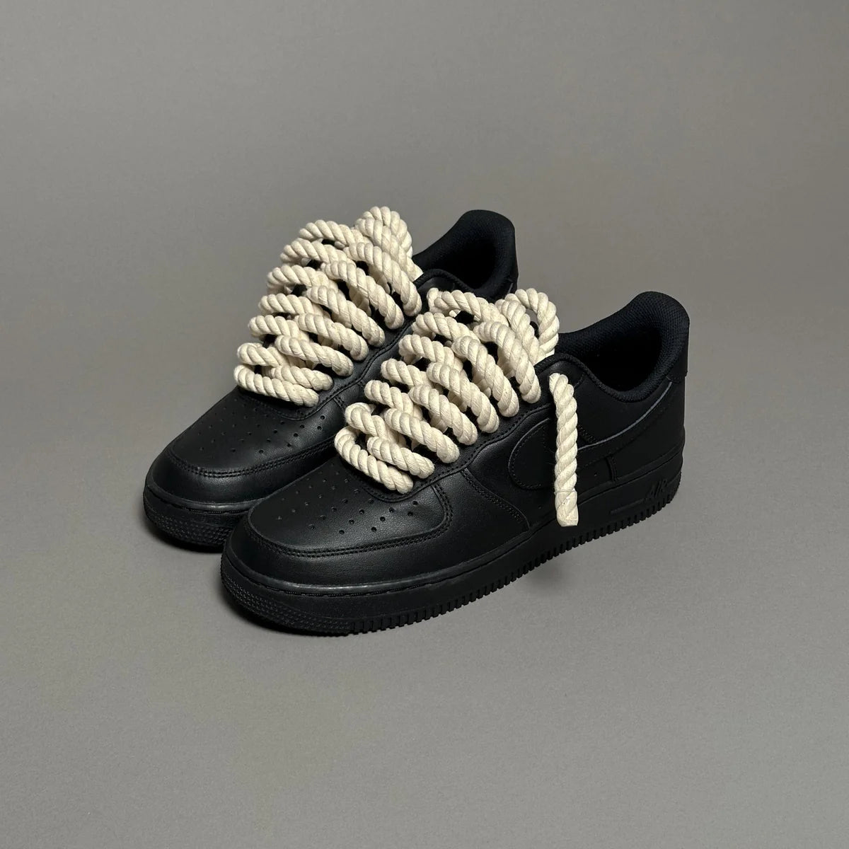 Nike Air Force 1 Black “Ropes Laces”