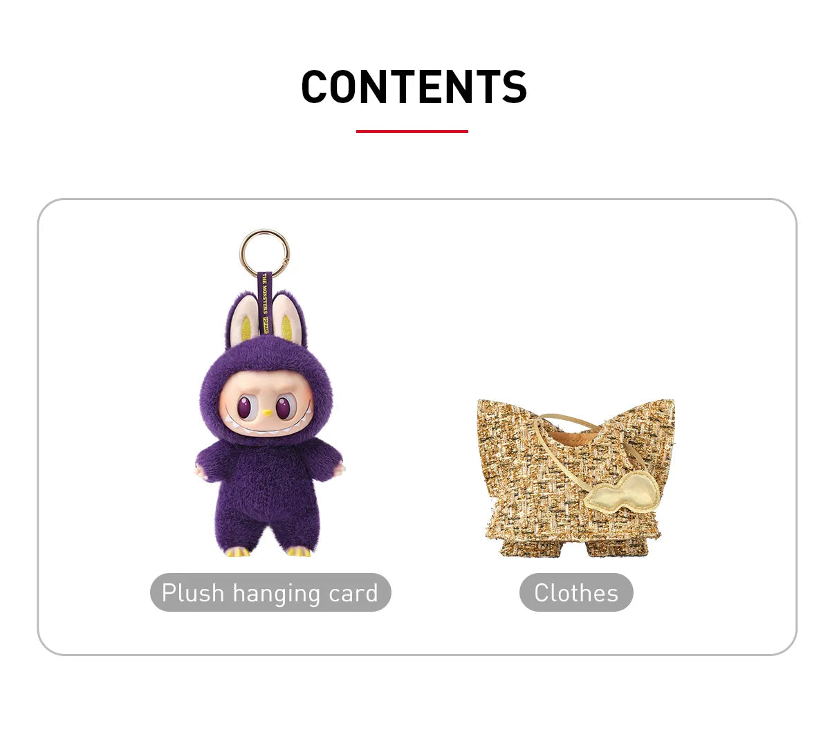 Pop Mart Labubu x Pronounce – Wings of Fortune Vinyl Plush Hanging Card