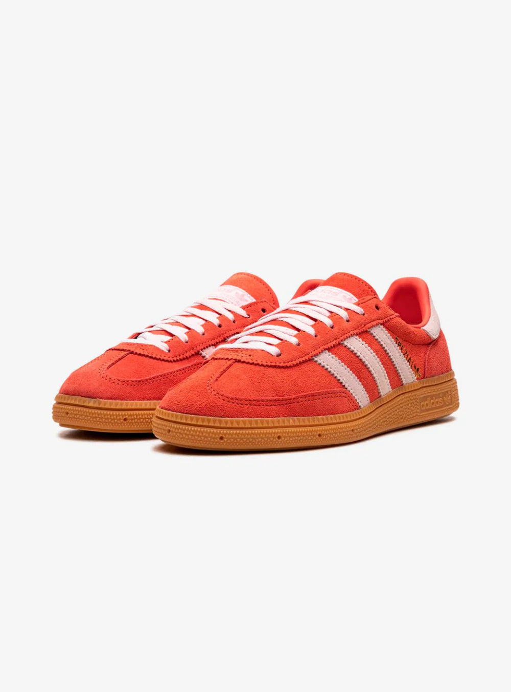 Adidas Handball Spezial Bright Red Clear Pink vista angolata sinistra