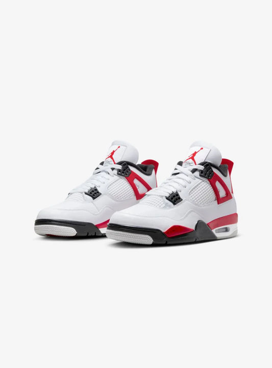 Air Jordan 4 Red Cement vista diagonale