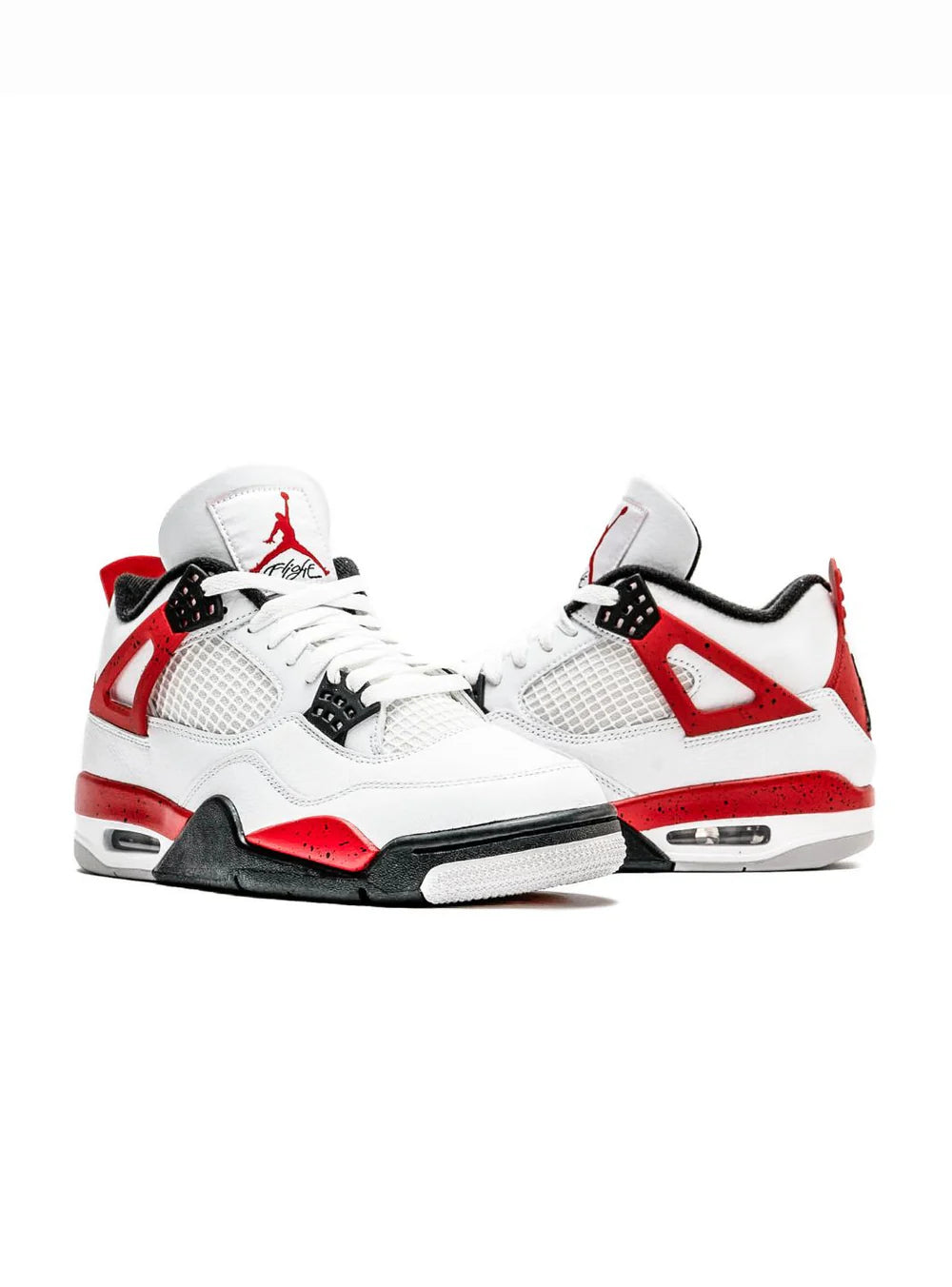 Air Jordan 4 Red Cement vista paio