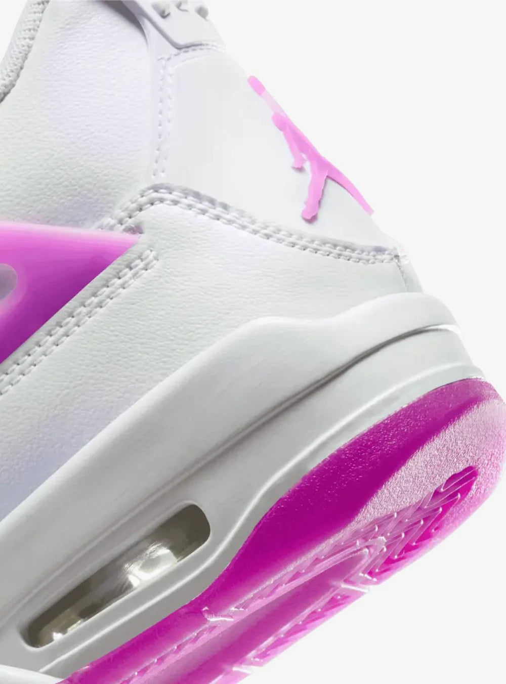 Air Jordan 4 Retro Hyper Violet vista dettaglio heel