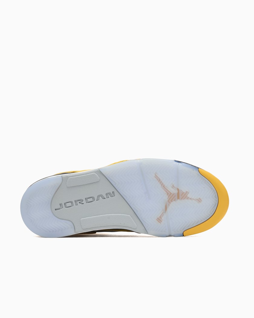 Dettaglio suola Air Jordan 5 Retro Tokyo 23 Varsity Maize