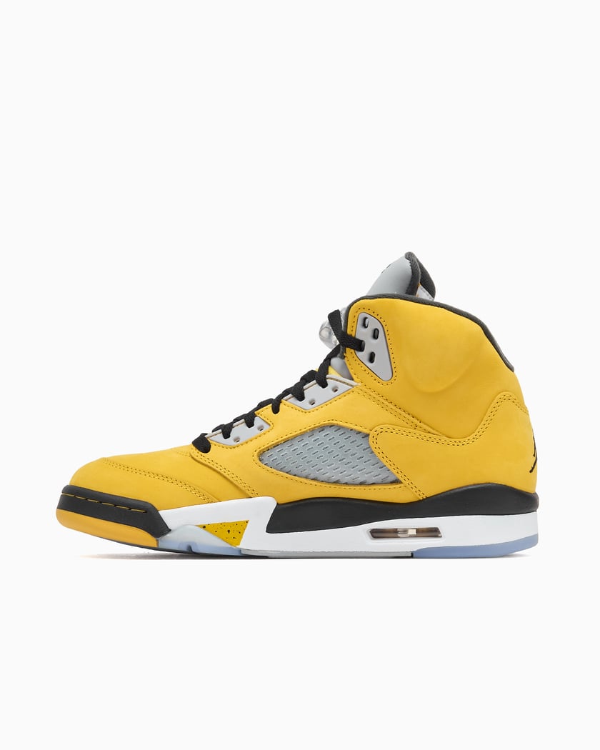 Air Jordan 5 Retro Tokyo 23 Varsity Maize vista laterale dsinistra