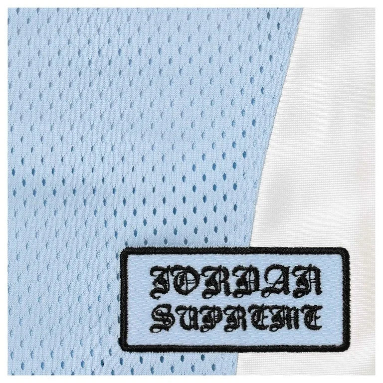 Supreme x Jordan Warm Up Jersey Light Blue