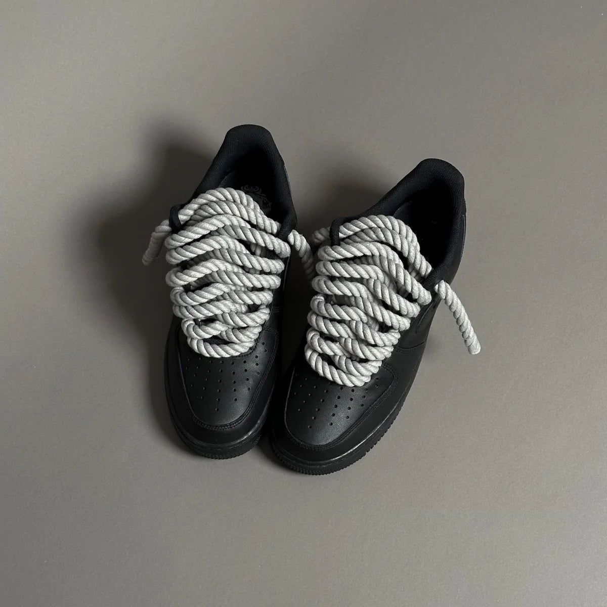 Nike Air Force 1 Black “Ropes Laces”