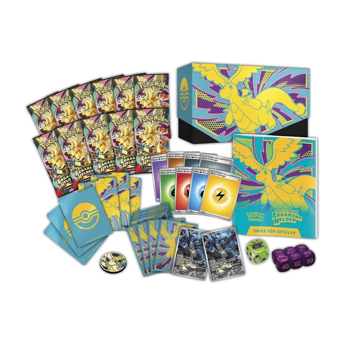 Pokémon Center Top Trainer Box Mega Evoluzione Erhabene Helden (DE)