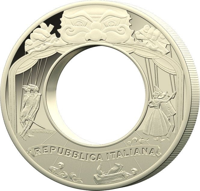 10 Euro Carlo Collodi 200 anniversario moneta Italia vista frontale
