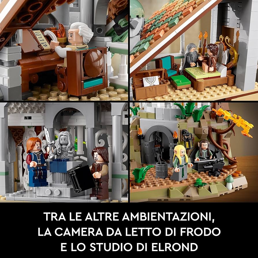 LEGO Icons 10316 The Lord of the Rings: Rivendell – Gran Burrone