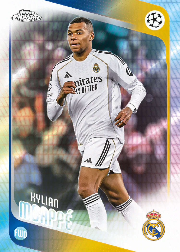 Topps Chrome UEFA Club Competitions 2025-26 Jumbo Box