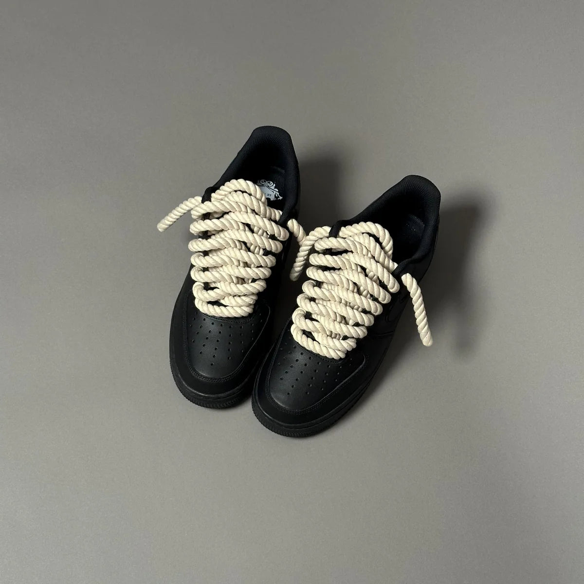 Nike Air Force 1 Black “Ropes Laces”