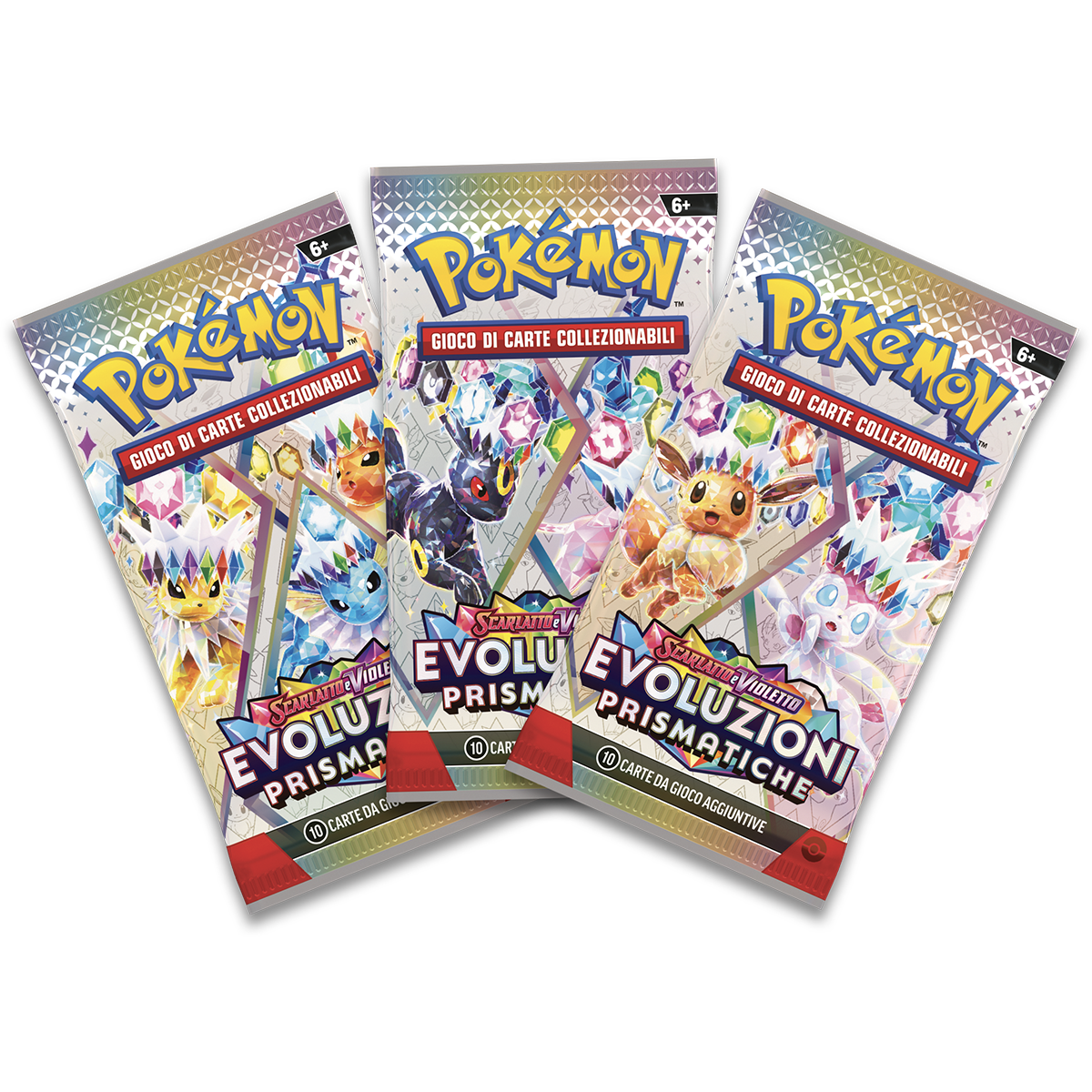 Pokemon GCC Scarlatto e Violetto Evoluzioni Prismatiche Bundle 6 bustine - Italiano