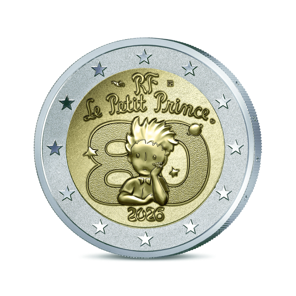 2 Euro The Little Prince 2026 retro moneta
