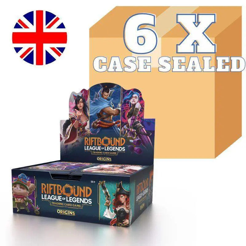 Riftbound - League of Legends: Origins Sealed Case 6x Booster Box ENG