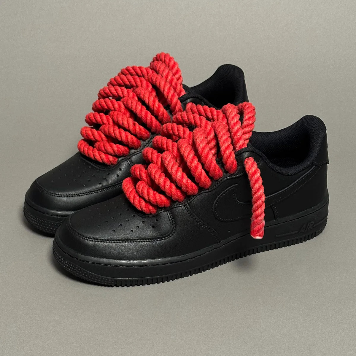Nike Air Force 1 Black “Ropes Laces”
