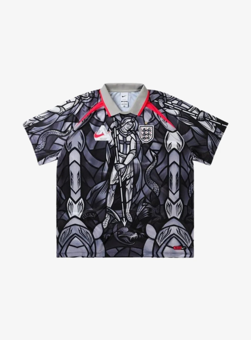Palace x Nike England Dri-FIT Football Jersey Pewter Grey