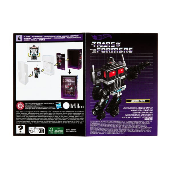 Hot Wheels x Mattel Transformers Nemesis Prime Limited Edition