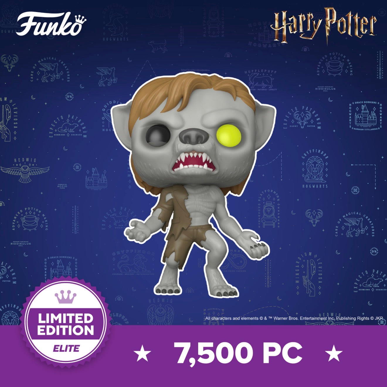 Funko POP! Harry Potter Remus Lupin Werewolf (201) - Elite Limited Edition