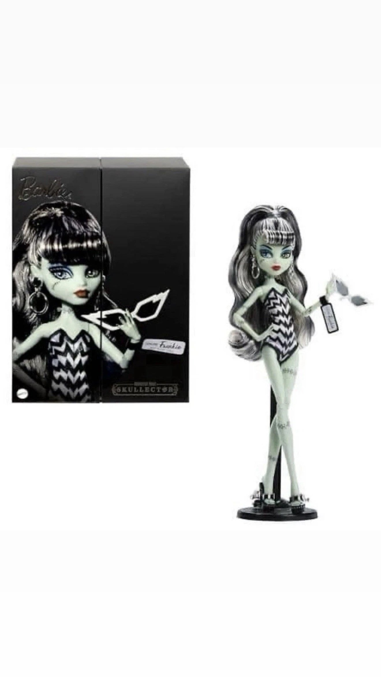 Monster High Skullector Frankie Stein x Barbie Doll